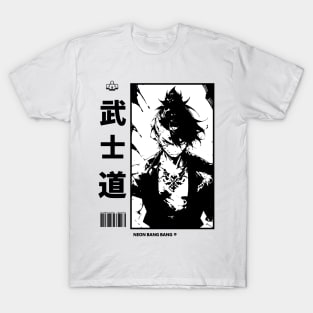 Japanese Samurai Streetwear - White T-Shirt